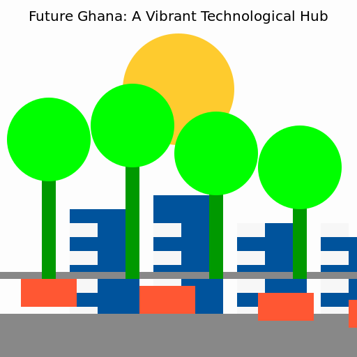 Future Ghana: A Vibrant Technological Hub - DrawGPT