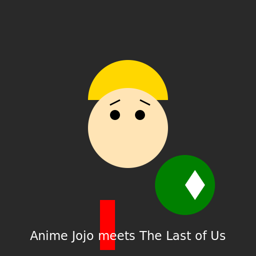 Anime Jojo meets The Last of Us - DrawGPT