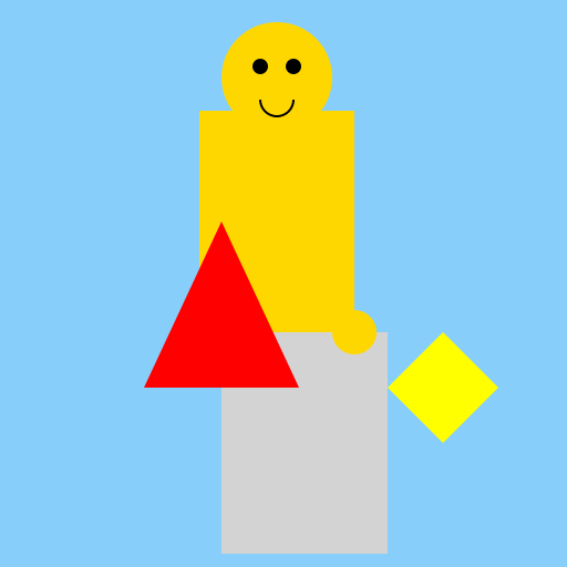 Indian Giving Medical Equipment, School Buses, and Building Dummy - DrawGPT