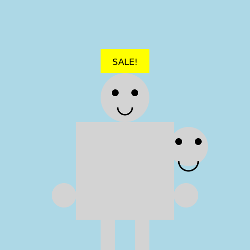 A man closing a sale - DrawGPT