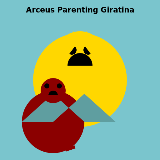Arceus Parenting Giratina - DrawGPT