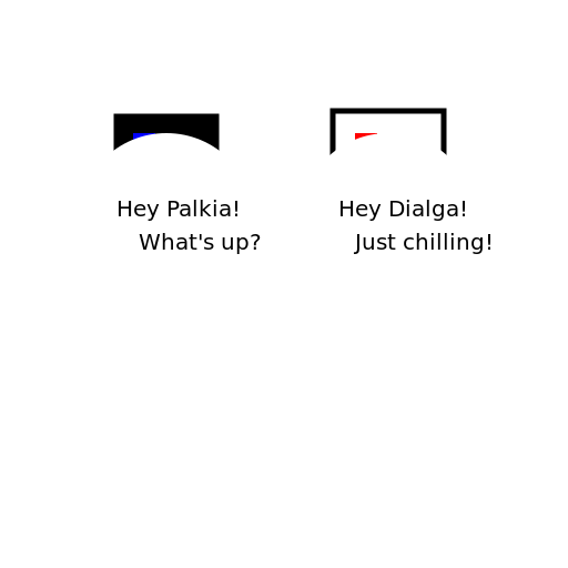 Dialga and Palkia Talking - DrawGPT