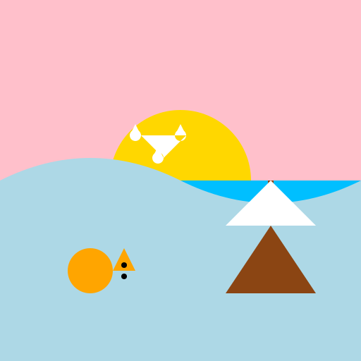 Splendid Sunset over the Ocean - DrawGPT