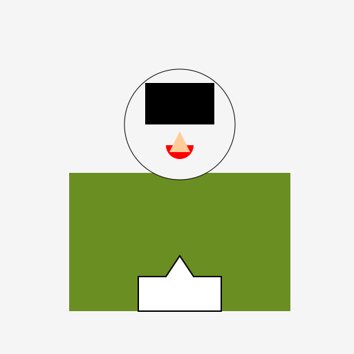 2 Year Old Baby Wearing Olive Green Shirt and White Lungi - DrawGPT