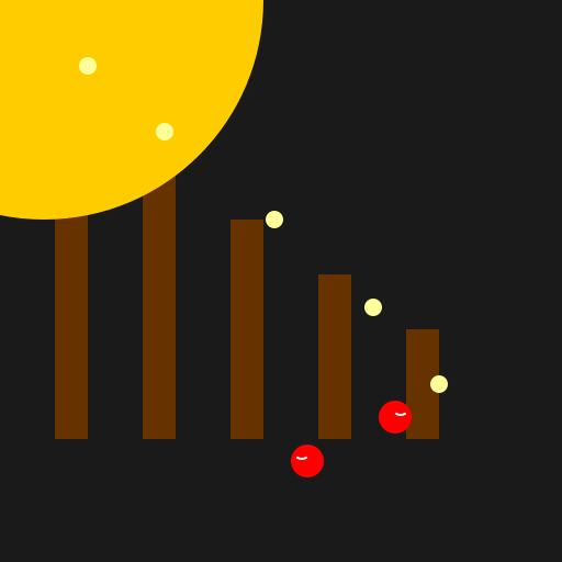 Dark Fantasy Forest with Shining Light - DrawGPT