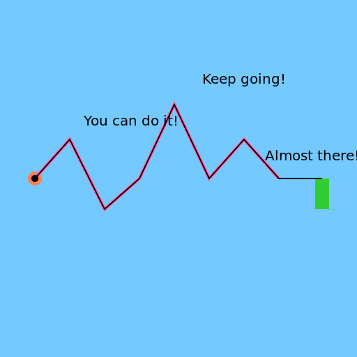 The Journey of a Determined Runner - DrawGPT