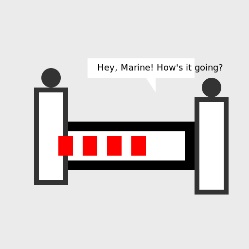 Man Leaning on Car, 1941, Talking to Marine Soldier - DrawGPT