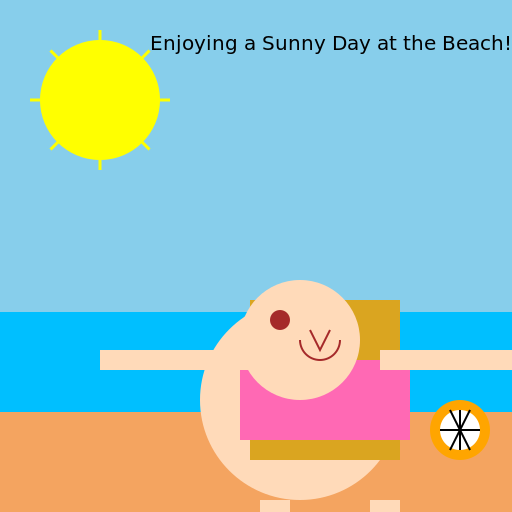 Blonde Girl on the Beach in a Realistic Bikini Profile - DrawGPT