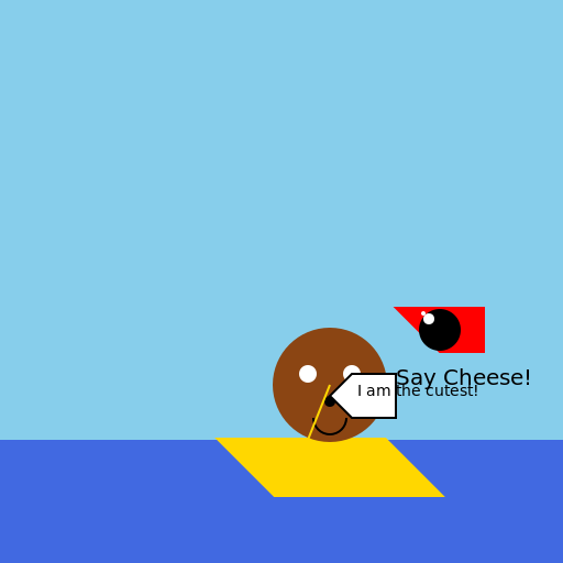 Australian Shepherd Mini Wakeboarding and Posing for the Camera - DrawGPT