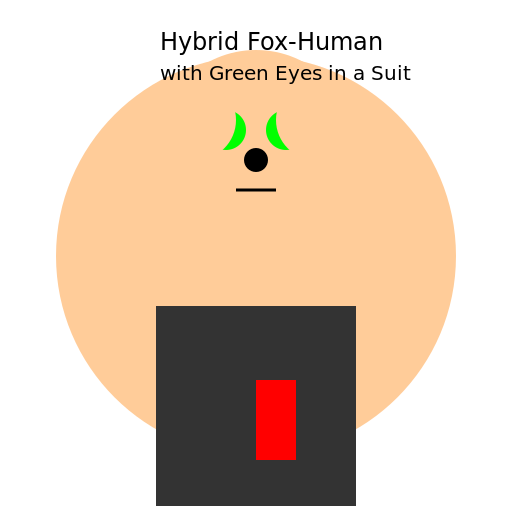 Hybrid Fox-Human in a Suit - DrawGPT