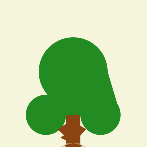 Oak Tree Tattoo with Roots - DrawGPT