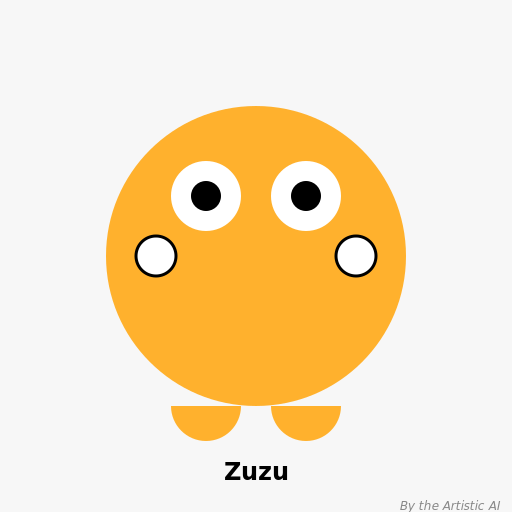 Zuzu, the Quirky Cartoon Character - DrawGPT