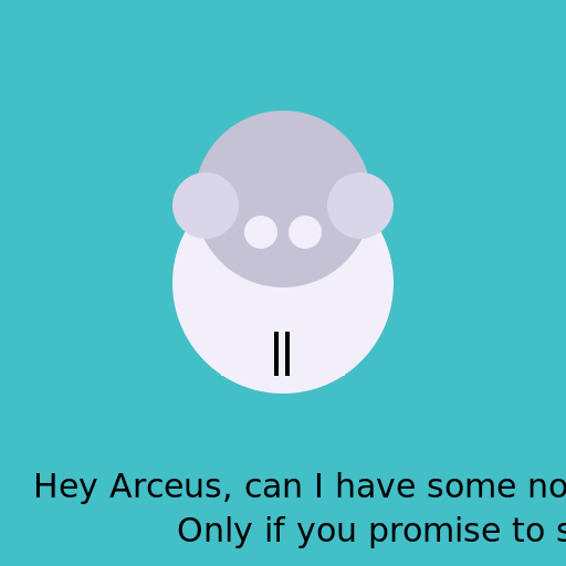 Palkia asking for noodles from Arceus - DrawGPT