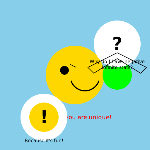 Shaymin questioning Arceus about negative infinite stats - DrawGPT