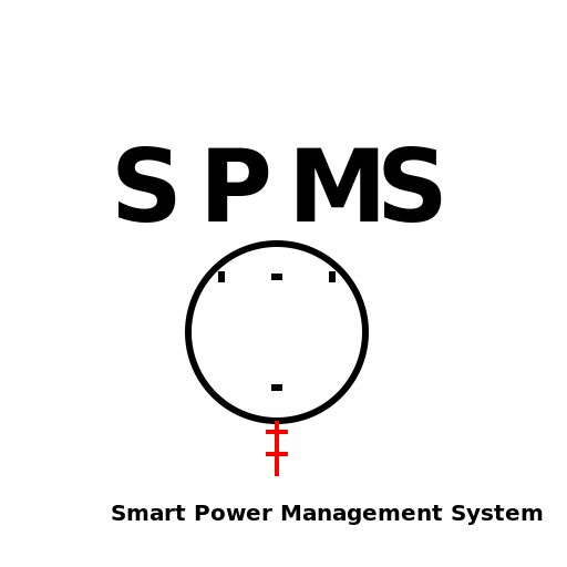 Smart Power Management System Logo - SPMS - DrawGPT