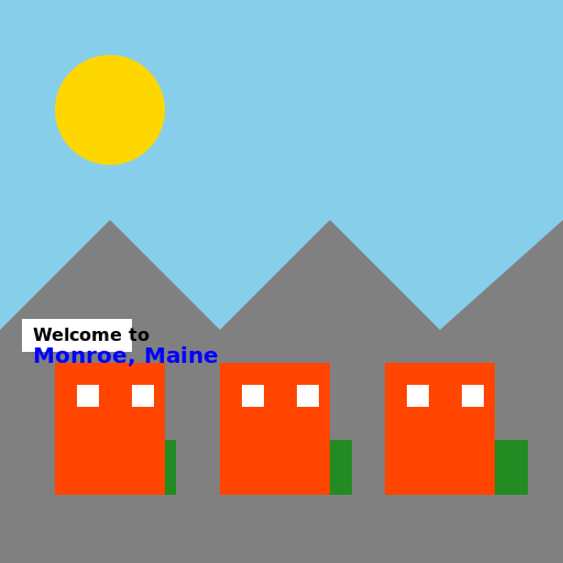 Monroe, Maine - DrawGPT