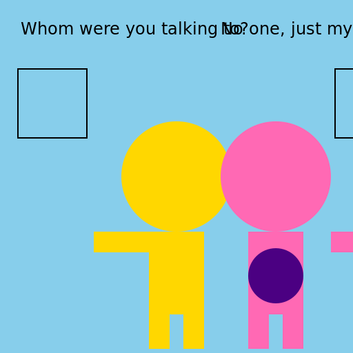 Palmer asking Champion Cynthia whom was she talking to - DrawGPT