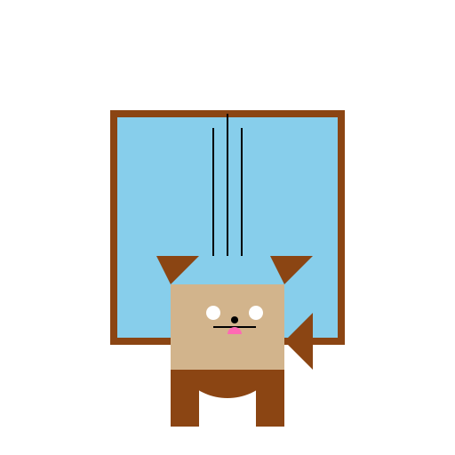 A Dog's Window Serenade - DrawGPT