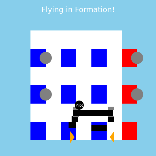 Boing 777 with a motorcycle in formation - DrawGPT