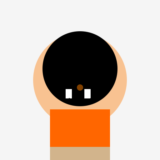 Cute Kid with Orange Shirt and Beige Pants - DrawGPT