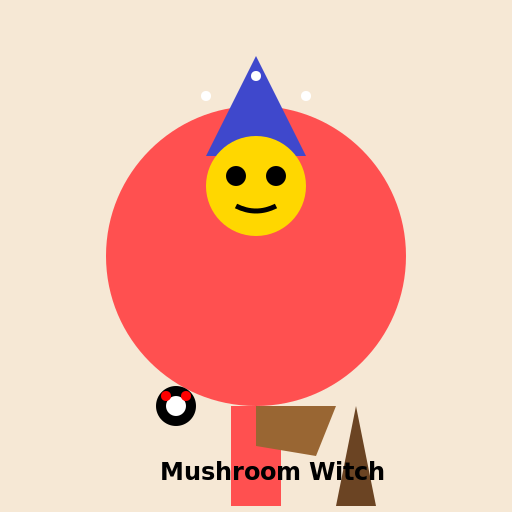 Mushroom Witch - DrawGPT