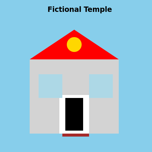 Fictional temple - DrawGPT