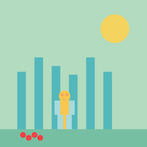 Kid Forest Playing - DrawGPT