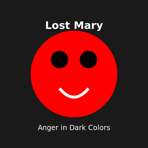 Anger in Dark Colors - DrawGPT