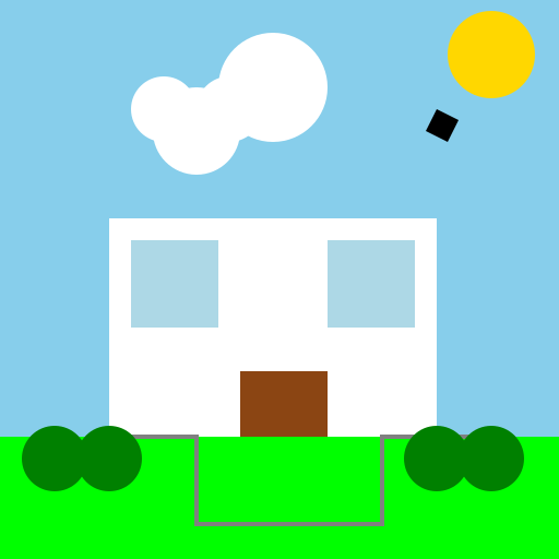 Landscape Plan for L-Shaped Villa - DrawGPT