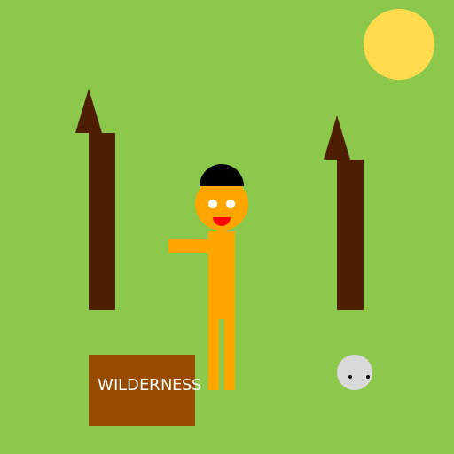 Boy in the Wilderness - DrawGPT