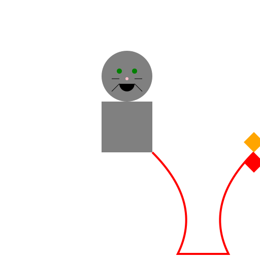 Cat with Dragon Tail - DrawGPT