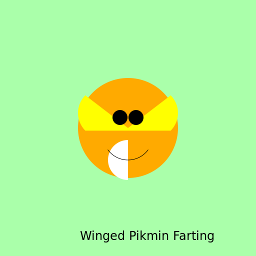 Winged Pikmin Farting - DrawGPT