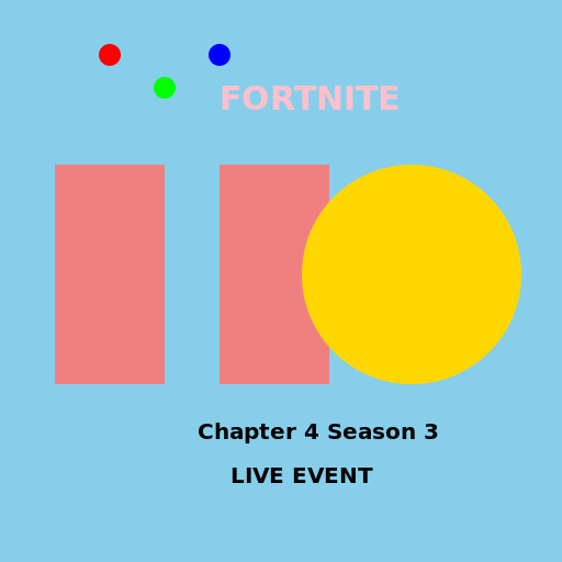 Fortnite Chapter 4 Season 3 Live Event - DrawGPT