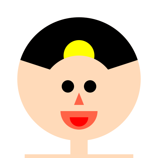 A Man with a Funny Spiky Hair Spot - DrawGPT