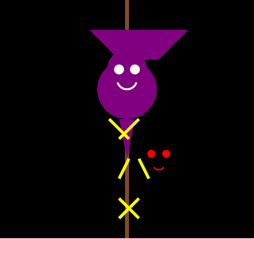 Witch Pole Dancer with her Broom and Dancing Cat - DrawGPT