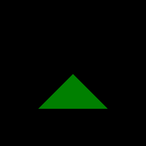 Green Umbrella on a Black Background - DrawGPT