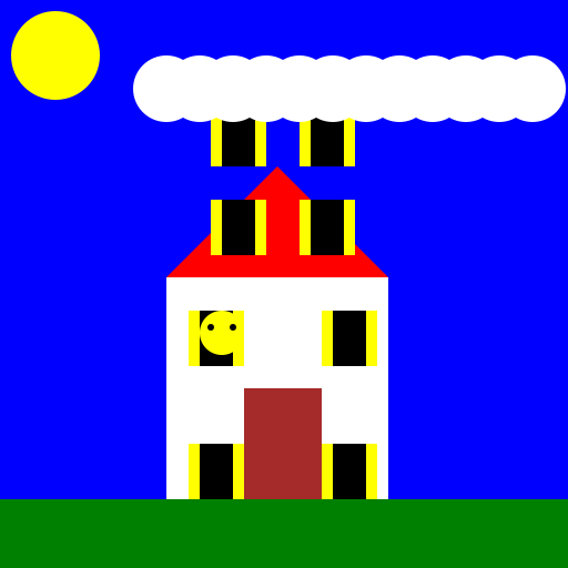 House with 14 Windows - DrawGPT