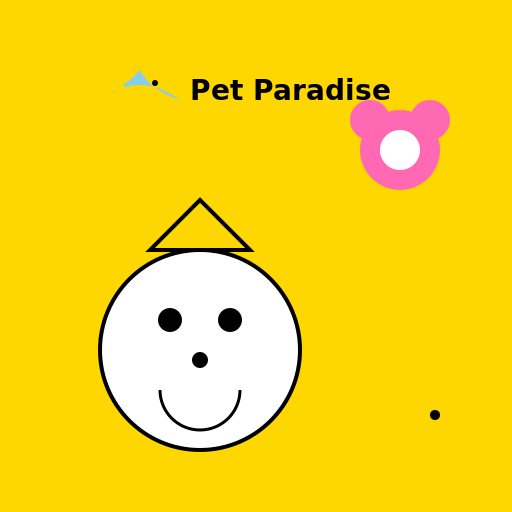 Pet Paradise - A Colorful World of Love and Joy for Your Furry Friends - DrawGPT