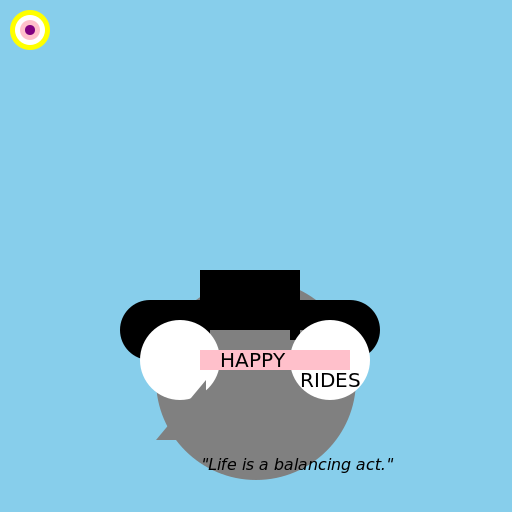 Elephant Riding Bike - DrawGPT