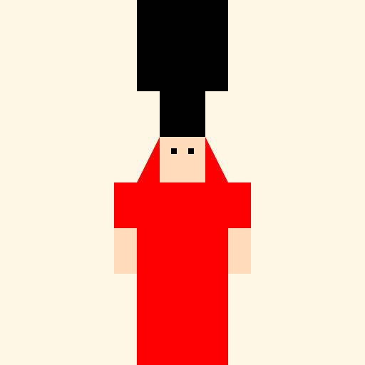 Palestinian Young Farmer Woman in Traditional Red Dress - DrawGPT