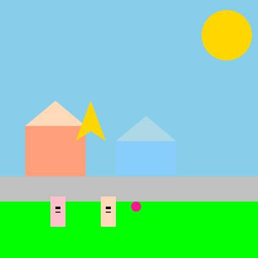 Suburban Playground - DrawGPT