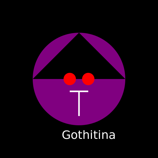 Giratina as a Goth Child - DrawGPT