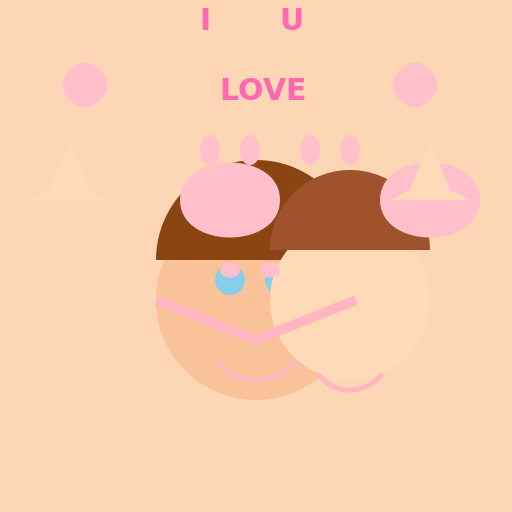 A Girl Embracing her Boyfriend - DrawGPT