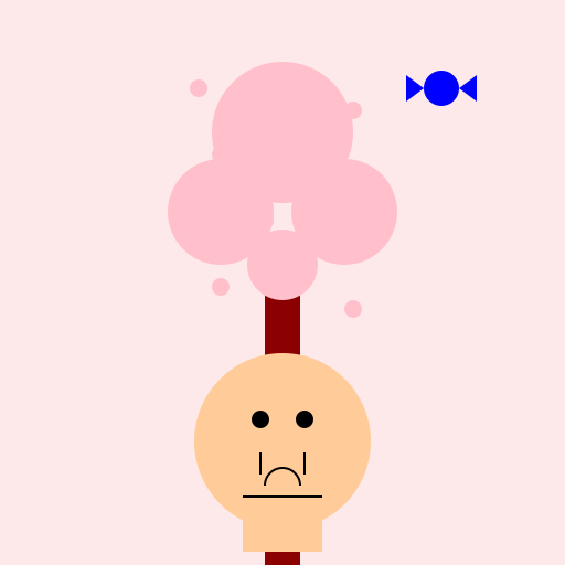 Asian Beauty Under the Cherry Blossom Tree - DrawGPT