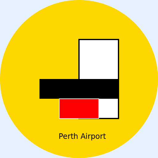 Perth Airport Coin - A Flight of Artistry - DrawGPT