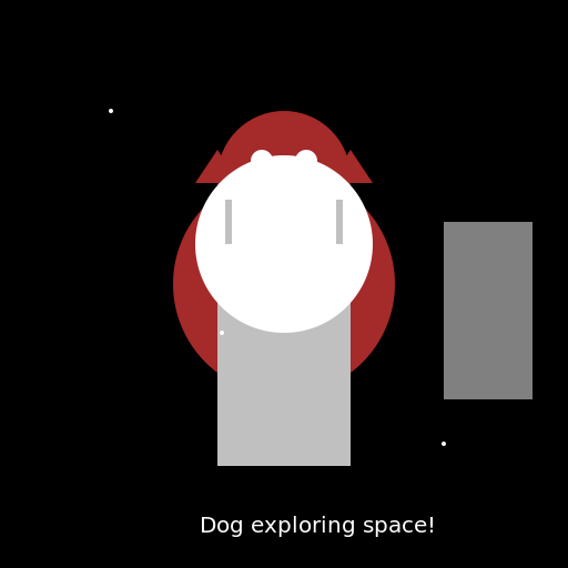 Dog in Space - DrawGPT