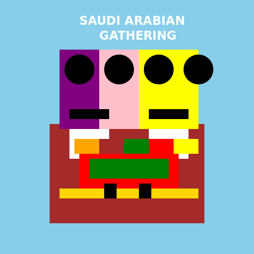 Traditional Saudi Arabian Gathering - DrawGPT