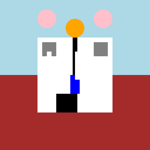 A man sitting on an upside down library - DrawGPT