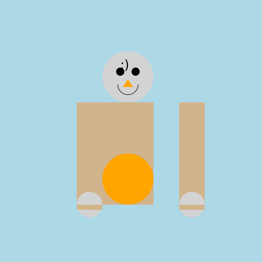 Grandfather Holding Mango - DrawGPT