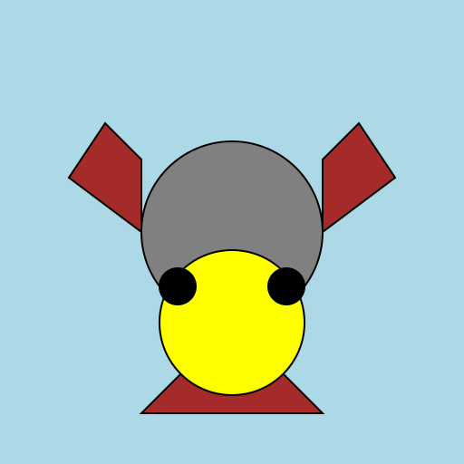 Hippo Head, Bear Body, Cheetah Print, Moose Antlers - DrawGPT